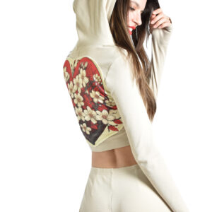 Long Sleeve Hoodie @ Pants Set in V Shape