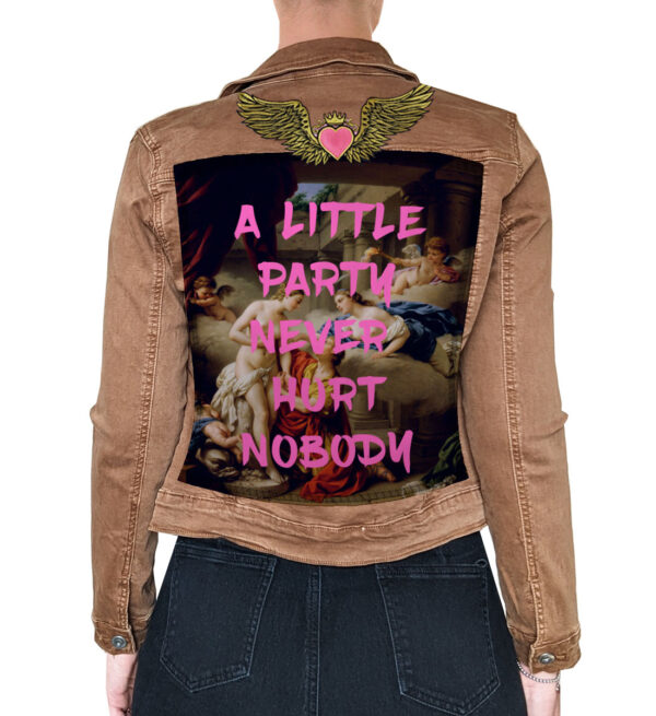 Love Angel Brown Denim Jacket - A Little Party