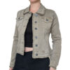 Love Angel Denim Jacket in Olive I'm Rich - Image 2