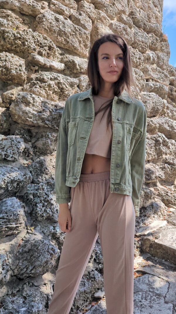 Love Angel Oversized Denim Jacket - The Buddha - Image 6