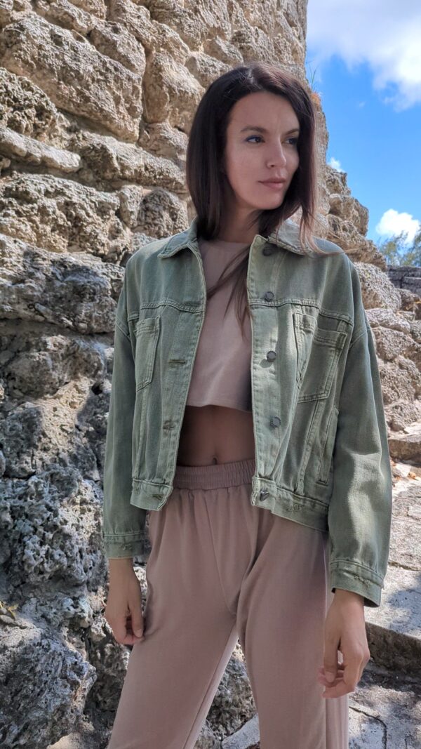 Love Angel Oversized Denim Jacket - The Buddha - Image 7