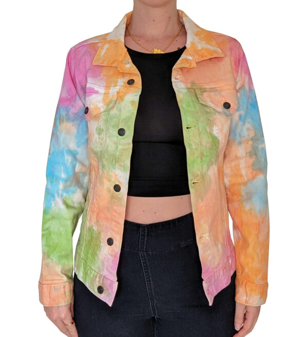 The Buddha on Tie Dye Jacket - Image 3