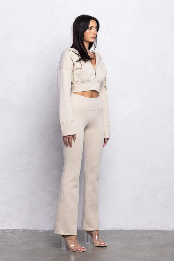 Long Sleeve Zip Up Hoodie & Matching Pants Set - Image 3