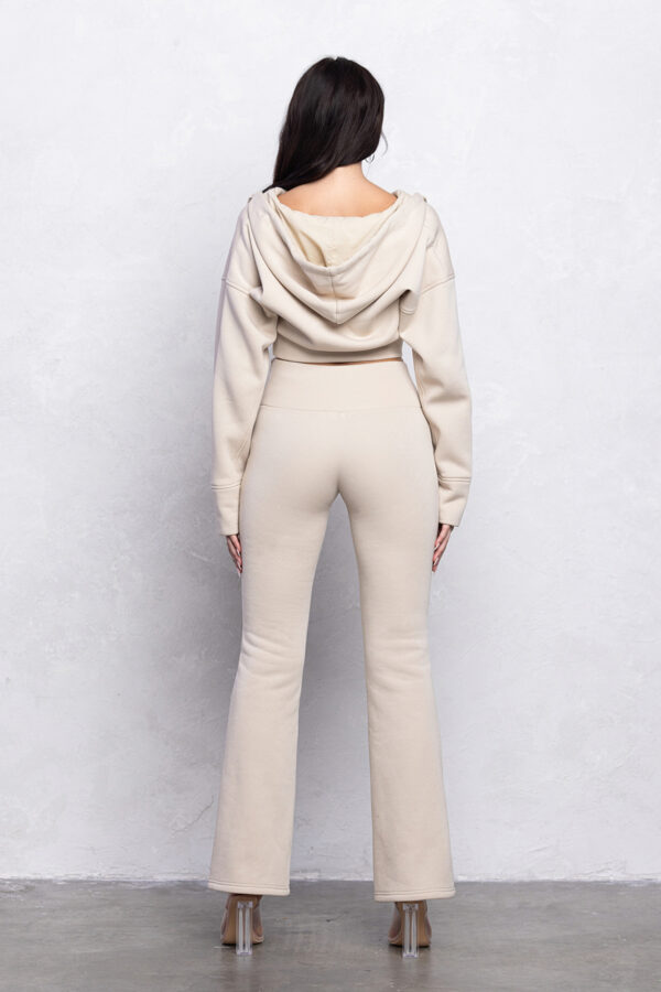 Long Sleeve Zip Up Hoodie & Matching Pants Set - Image 2